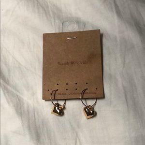 ✨LAST DAY✨ Gold Heart Hoop Earrings